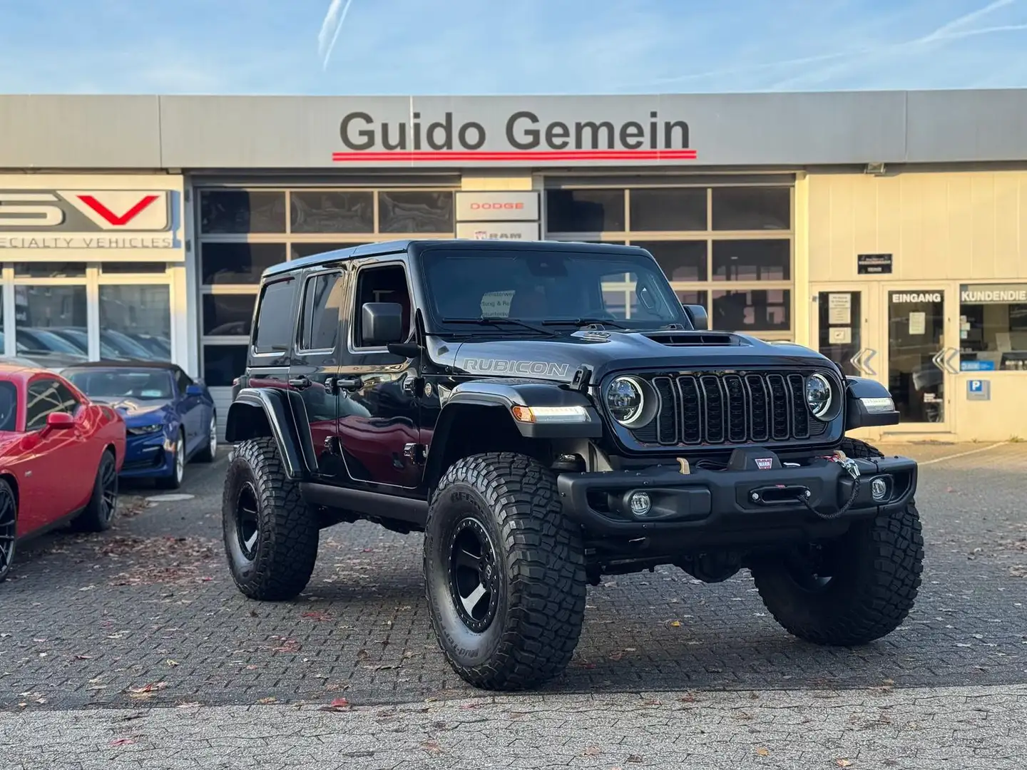 Jeep Wrangler Rubicon 392 4.5" Fahrwerk + 39er Räder + Winde Schwarz - 1