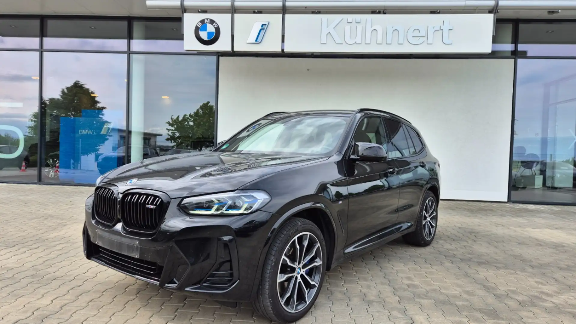 BMW X3 M 40d Laser/AHK/HUD/20''/HiFi/Lordose f. Fahrer Schwarz - 1