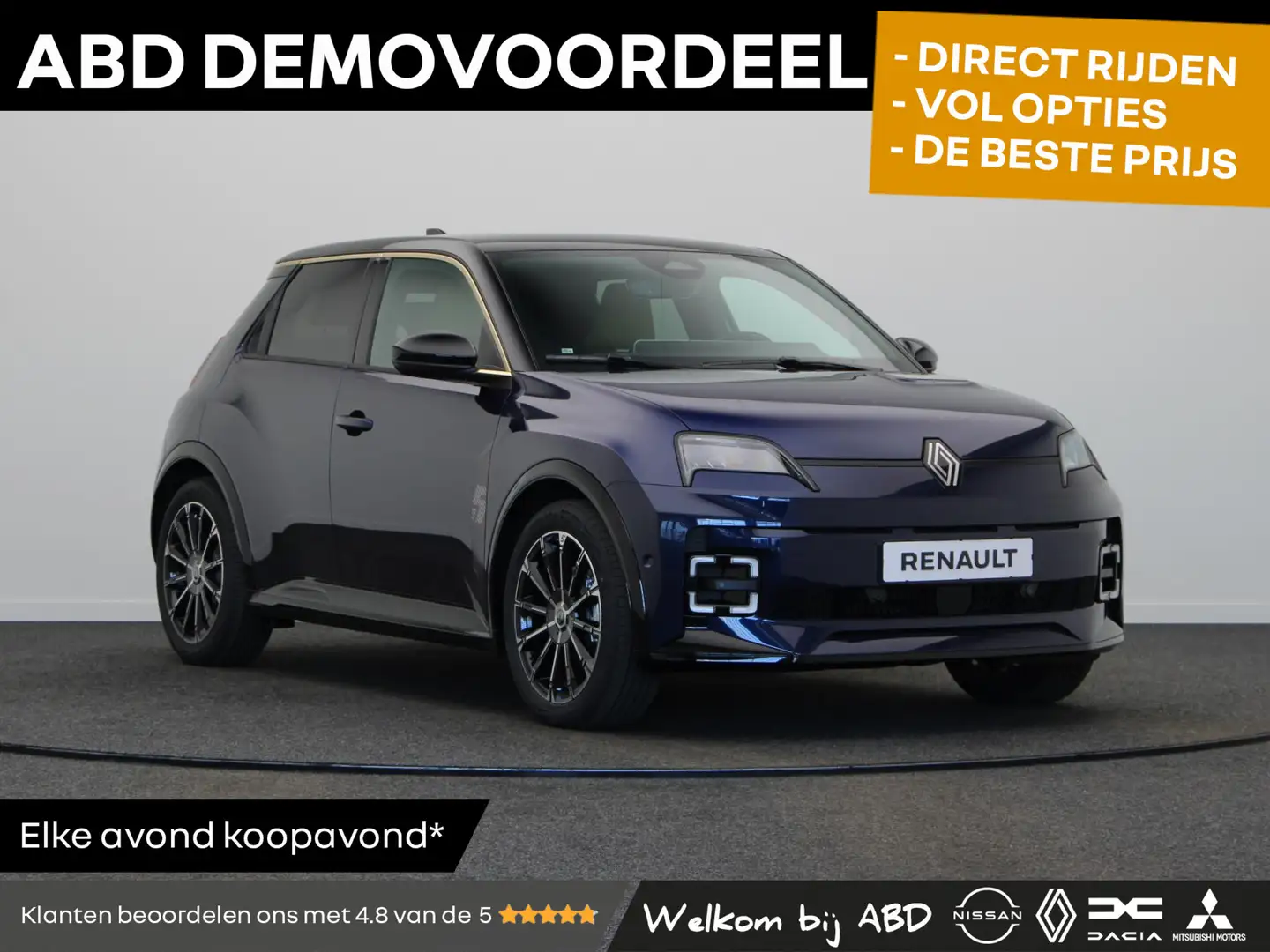 Renault R 5 comfort range iconic cinq 52 kWh | Harman Kardon | Blauw - 1