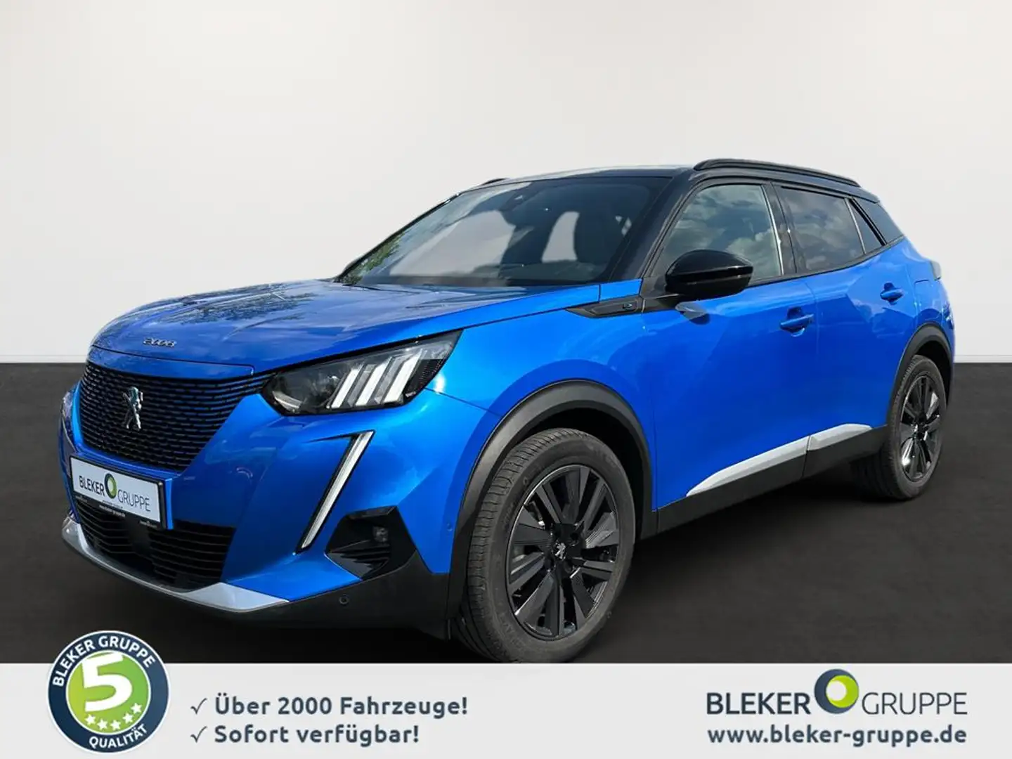 Peugeot e-2008 Elektromotor 136 GT Pack Blau - 1