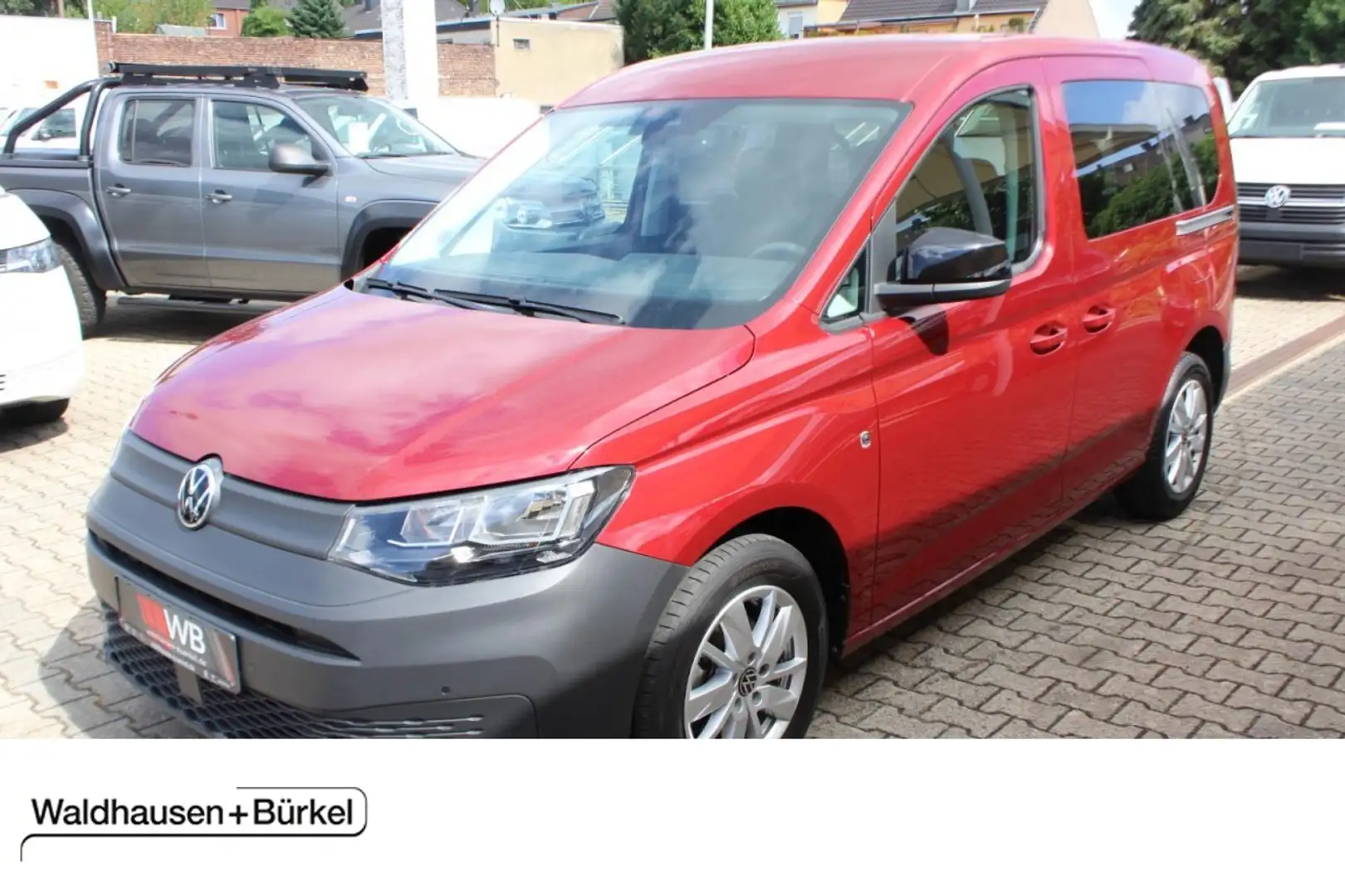 Volkswagen Caddy LIFE 2.0 TDI / AHK / CLIMATRONIC / DC / ALU Klima Rot - 1