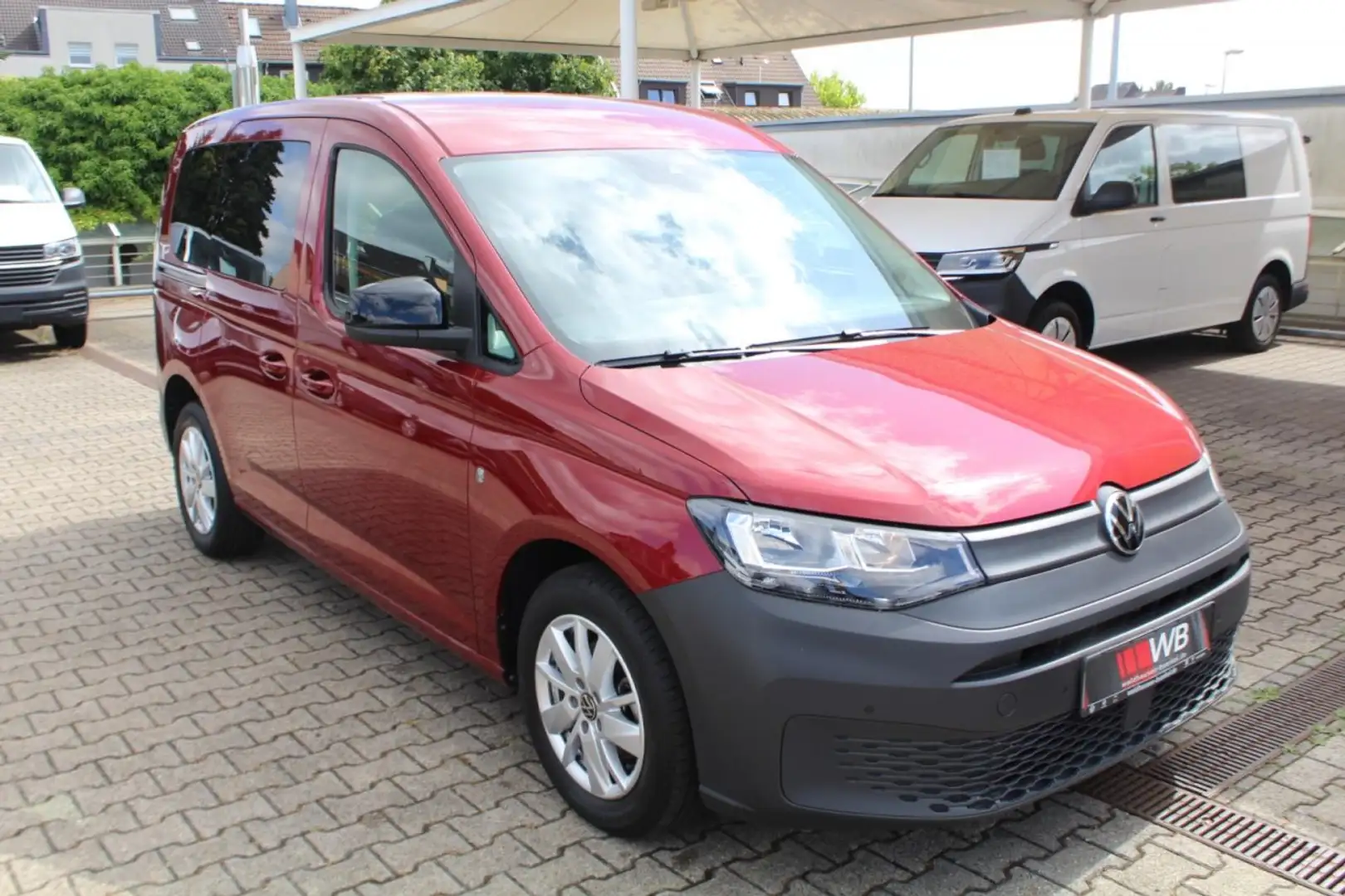 Volkswagen Caddy LIFE 2.0 TDI / AHK / CLIMATRONIC / DC / ALU Klima Rot - 2