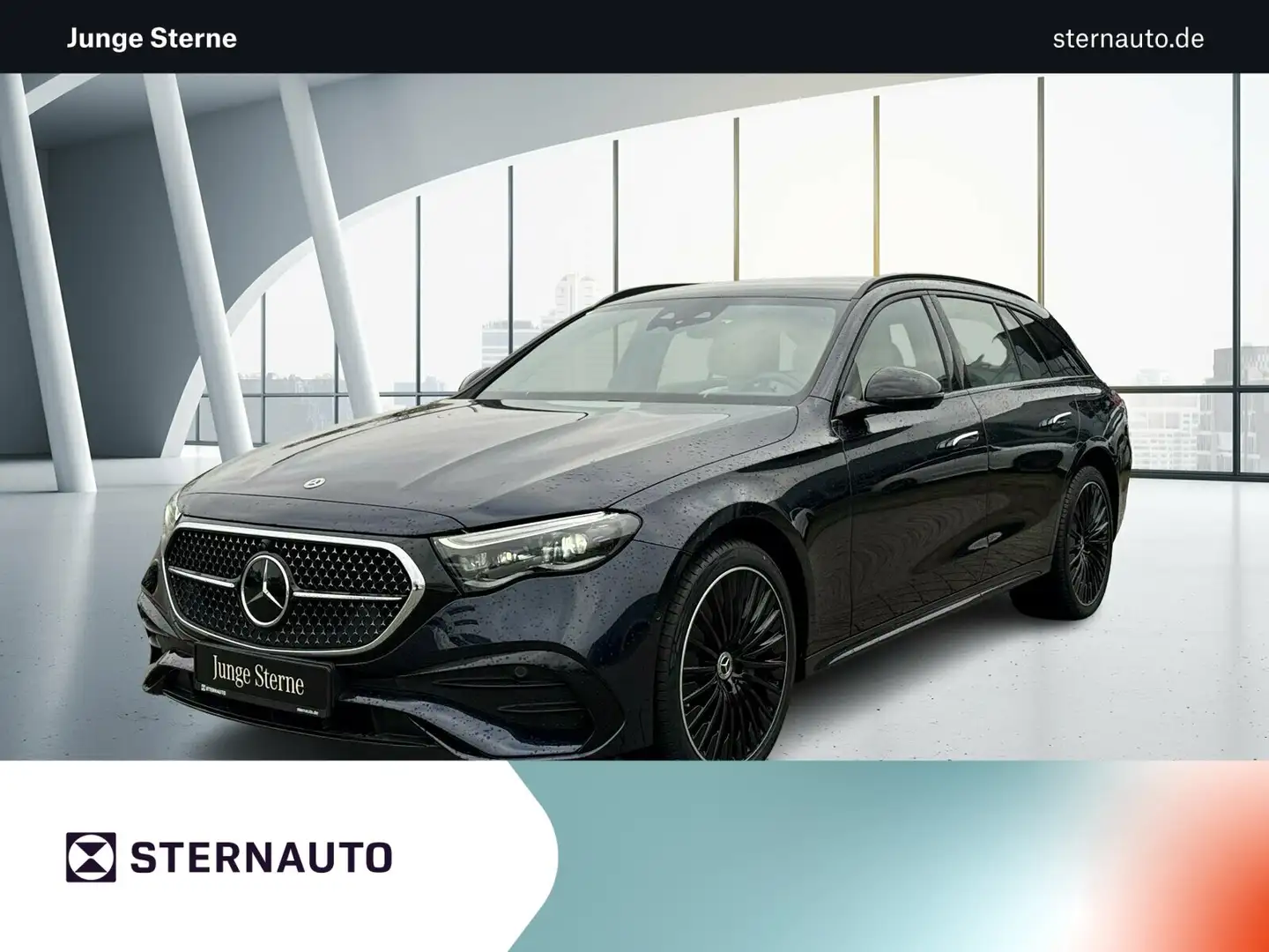 Mercedes-Benz E 300 E 300 T de AMG Premium Massage Airmatic AMG Line Blau - 1