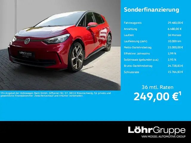 2024 Volkswagen Id.3 in Red for sale