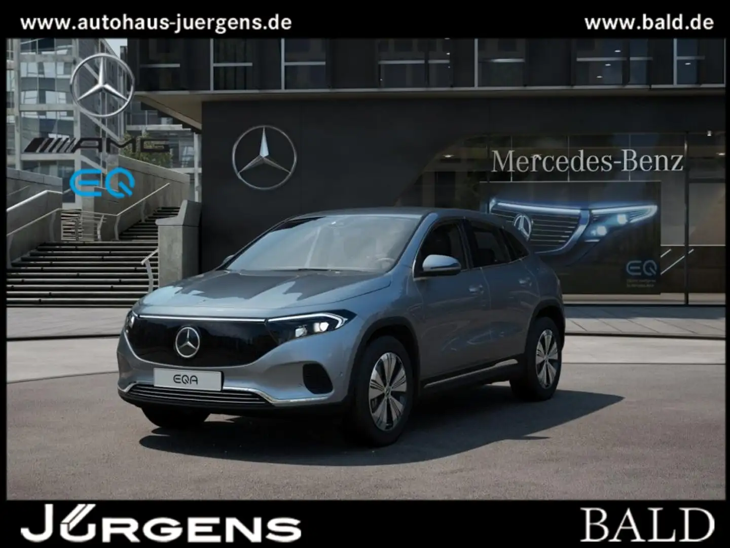 Mercedes-Benz EQA 350 4M Progressive/LED/Kamera/AHK/Ambi/Totw Silber - 1