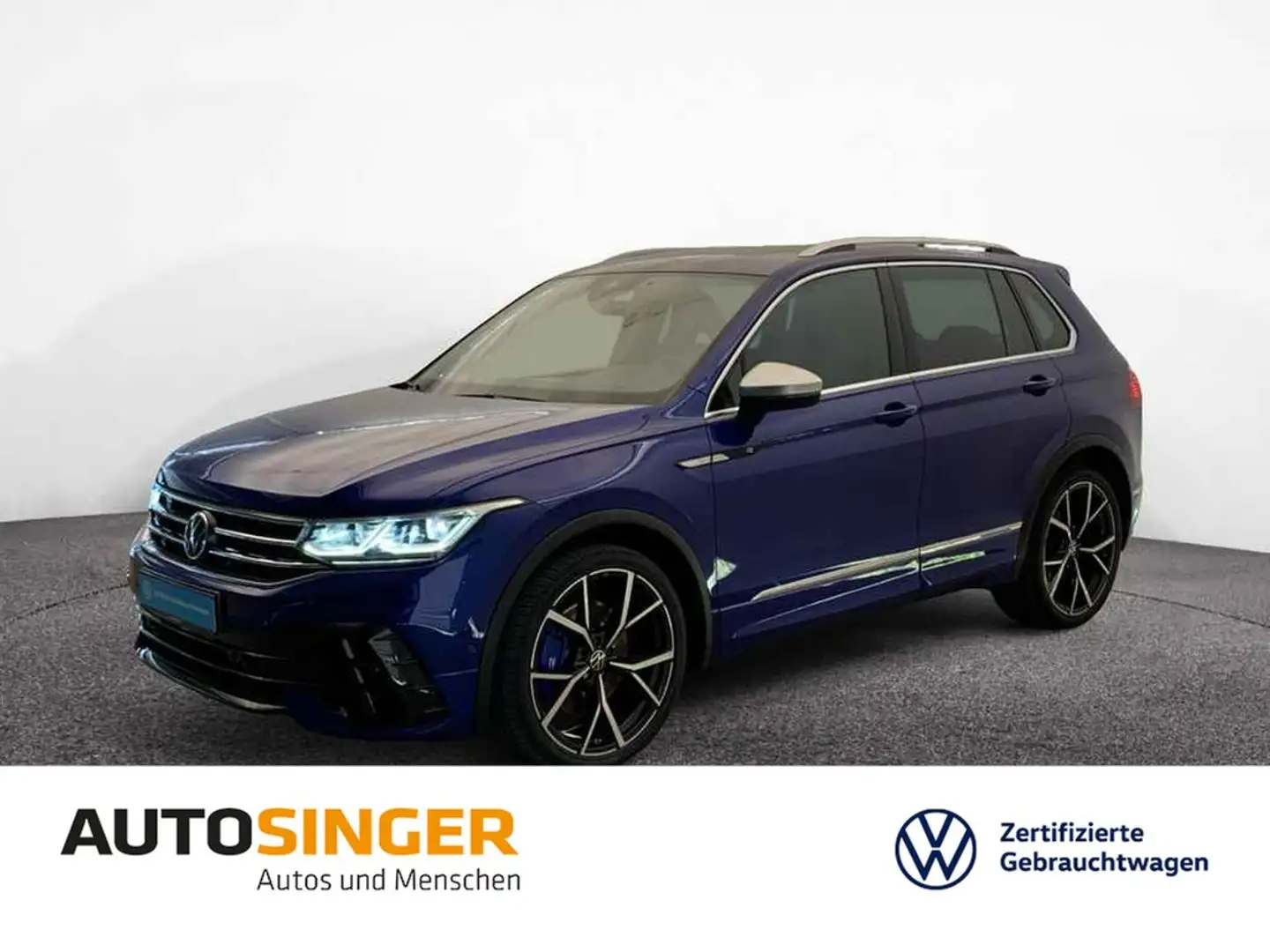 Volkswagen Tiguan R TSI DSG 4M *PANO*IQ-L*AHK*ACC*21"*DCC* Bleu - 1