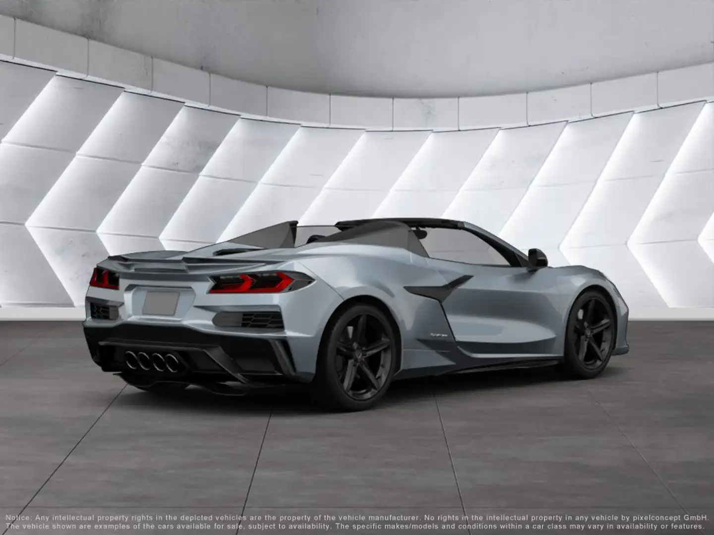 Corvette C8 Cabrio 6.2 V8 3LT Z51 2024 Sportp. HUD LED BT Grau - 2