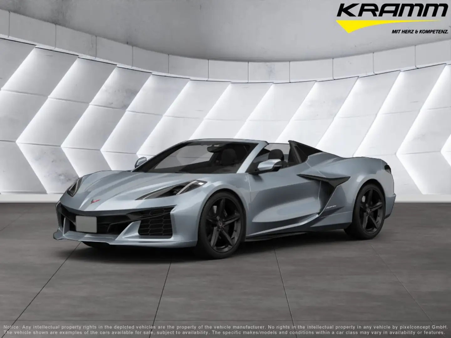 Corvette C8 Cabrio 6.2 V8 3LT Z51 2024 Sportp. HUD LED BT Grau - 1