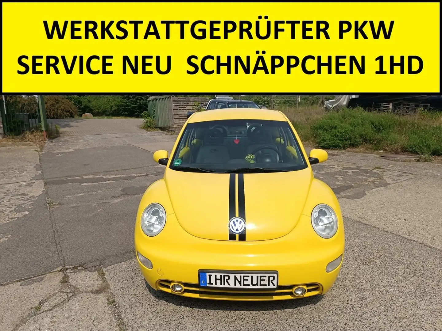 Volkswagen New Beetle WERKSTATTGEPRÜFT, AUS 1 SENIORENHAND Jaune - 1