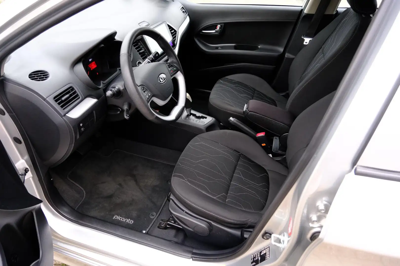 Kia Picanto 1.2 CVVT Comfort Pack Aut. Clima|Cruise|Navi|Andro Grijs - 2