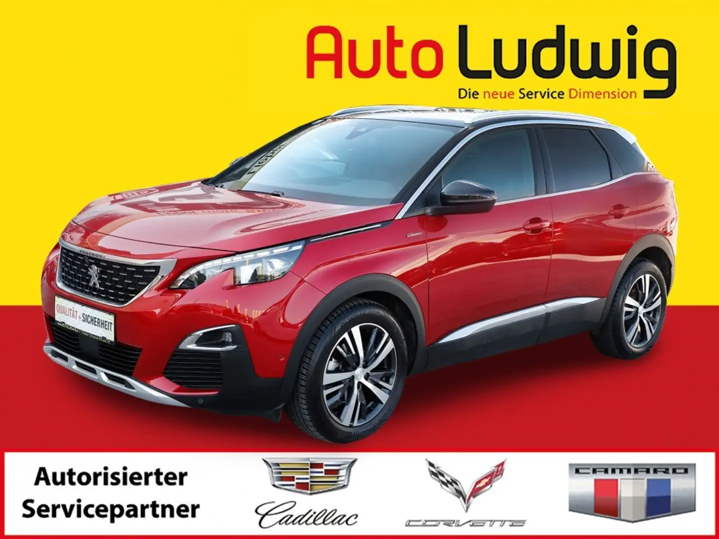 Peugeot 3008 1,2 Pure Tech 130 S&S GT Line*DIGI-DISPLAY*NAVI... Noir - 1