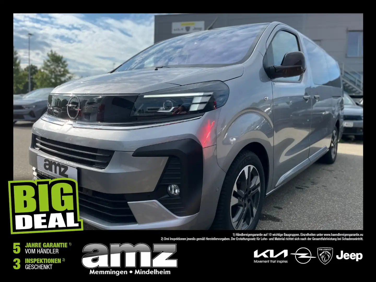 Opel Zafira Life 2.0 D XL (L3) Edition *KAM180*Totwink Gris - 1