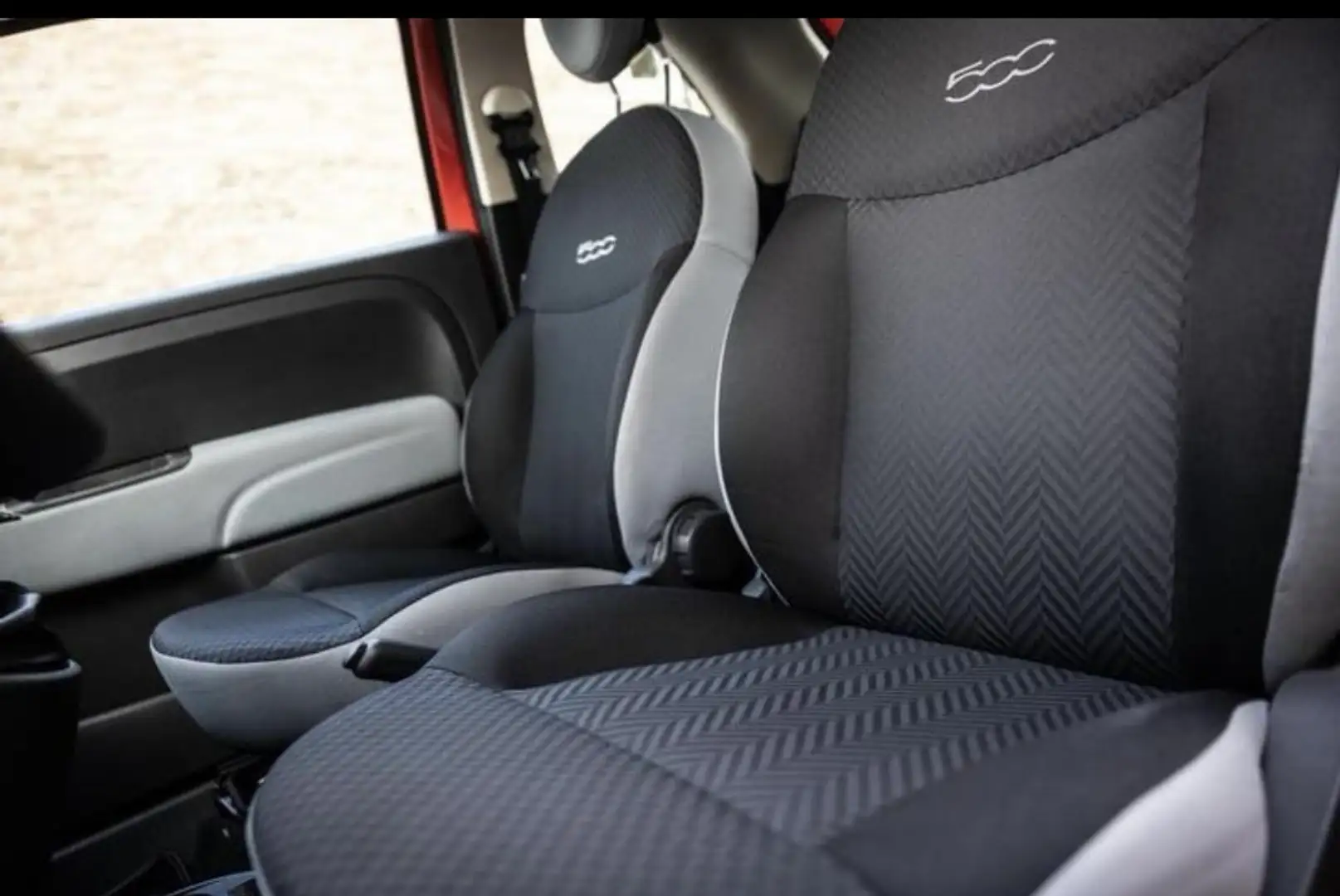 Fiat 500 1.0 TwinAir Pop Airco/LED/LM-Velgen Rot - 2