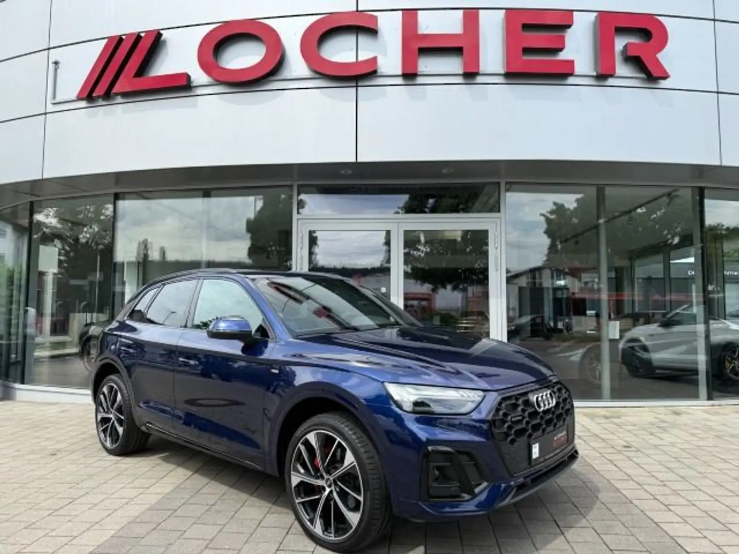 Audi Q5 S-Line 40 TDI quattro S tronic Matrix LED ACC Blauw - 1