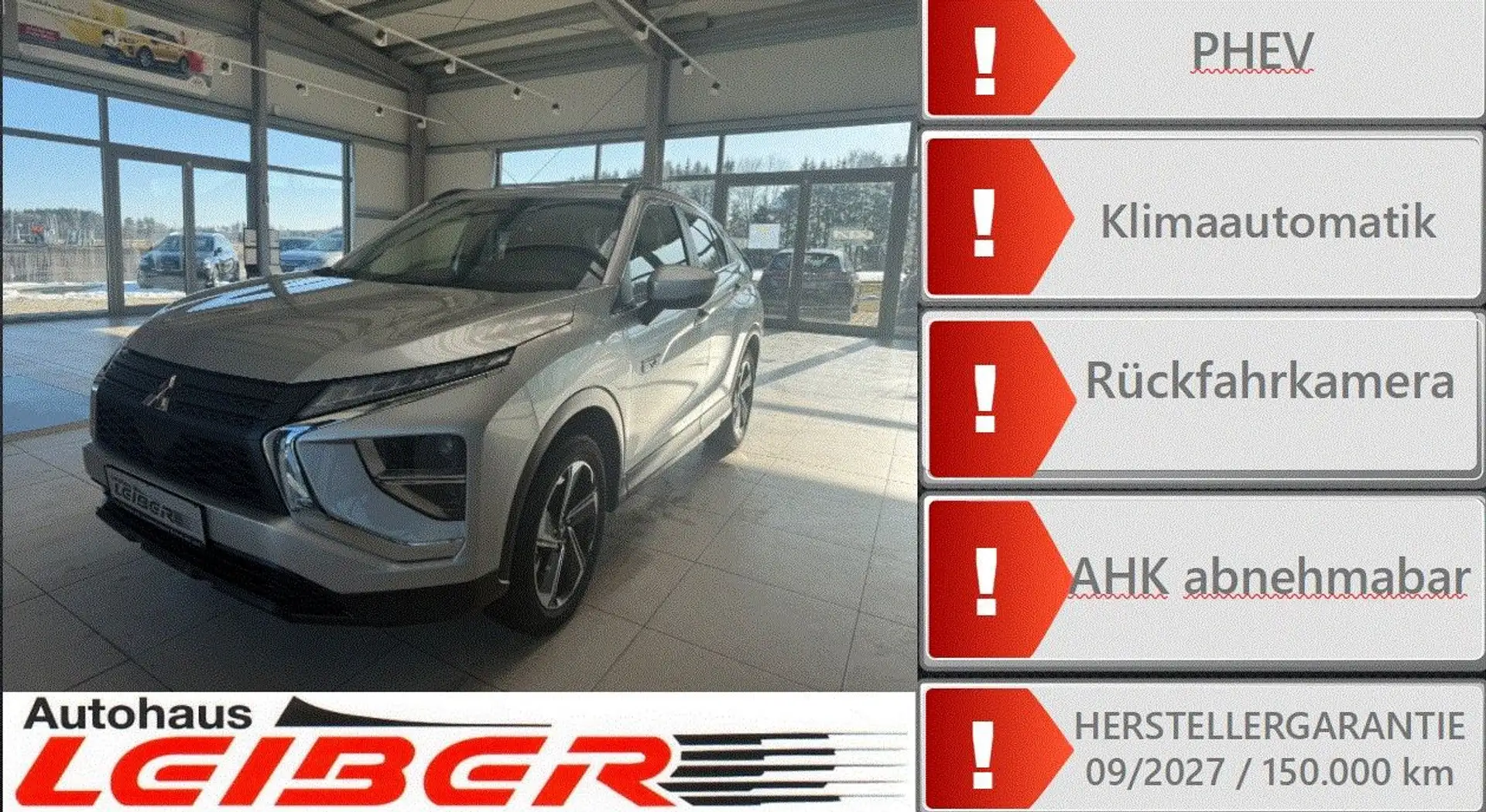 Mitsubishi Eclipse Cross Basis Hybrid 4WD Silber - 1