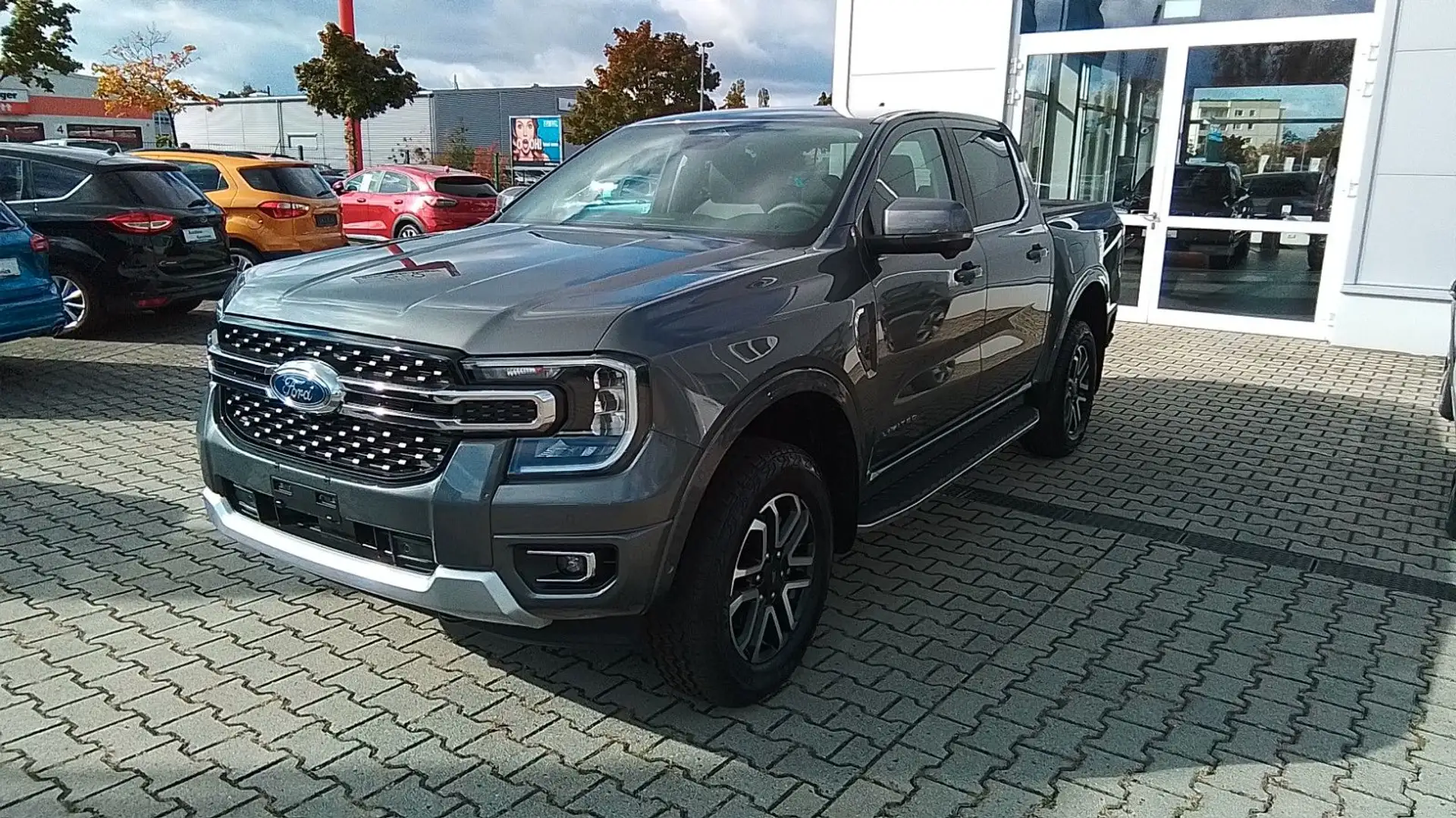 Ford Ranger Limited 4WD Doppelkabine, Navi, LED, Grau - 1