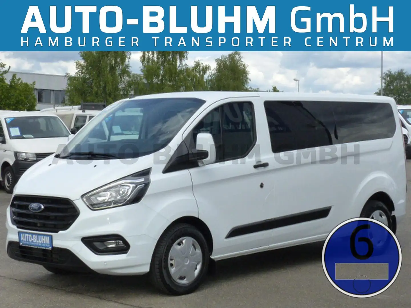 Ford Transit Custom Transit 340-EB Custom Kombi L2 Navi 9-Sitze PDC Weiß - 1
