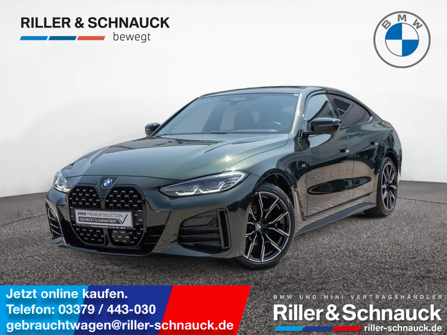 BMW 420 d Gran Coupe xDrive M-Sport 360° STANDHZ Grün - 1