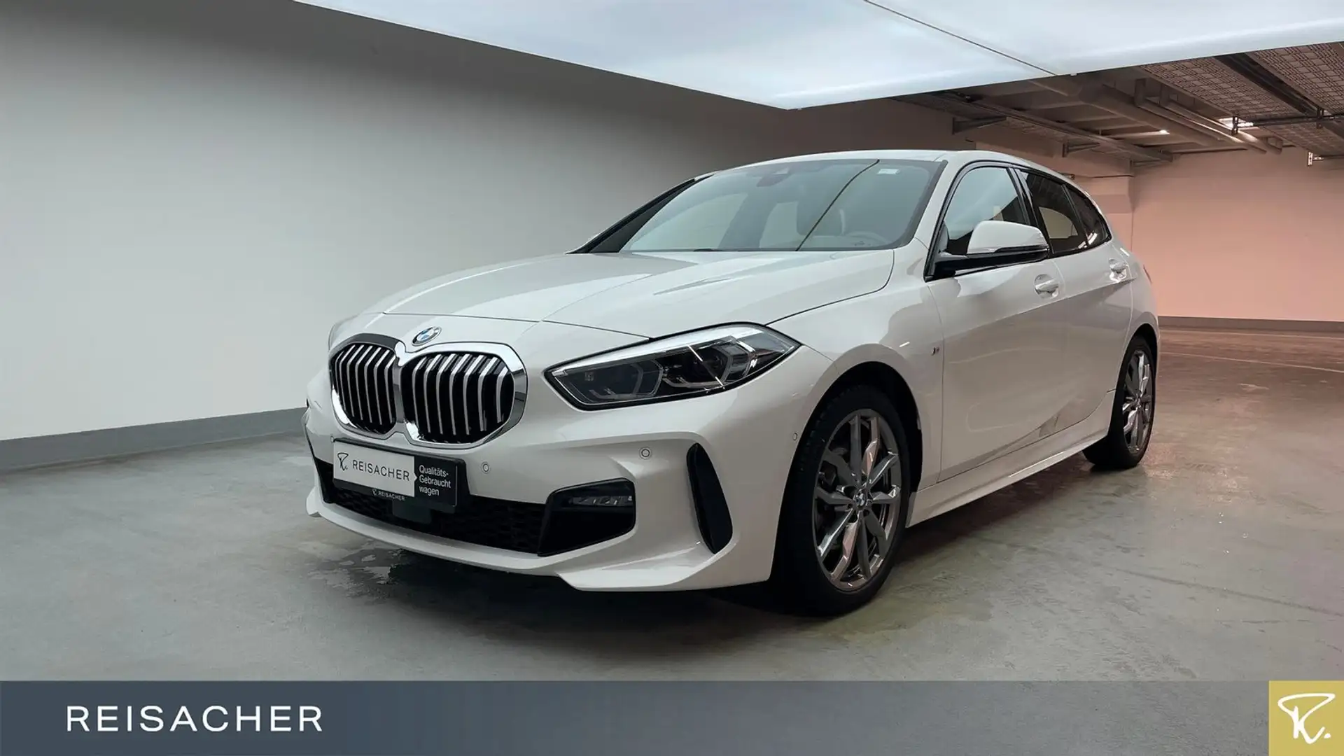 BMW 118 i M-Sport,Autom Weiß - 1