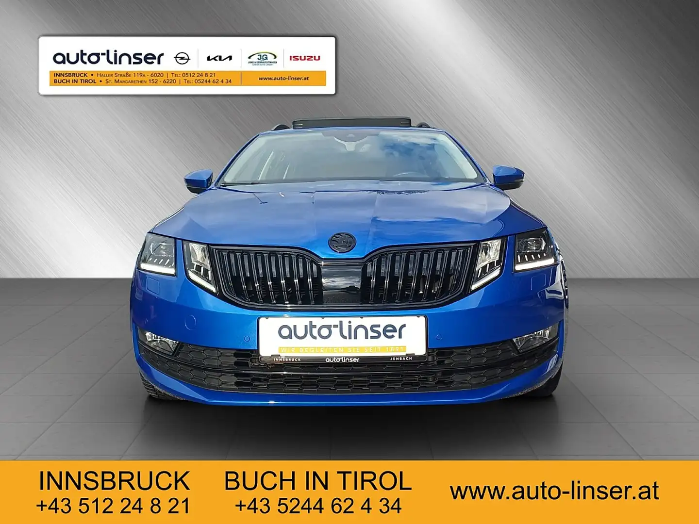 Skoda Octavia Combi 1,6 TDI Style Limited DSG Blau - 2