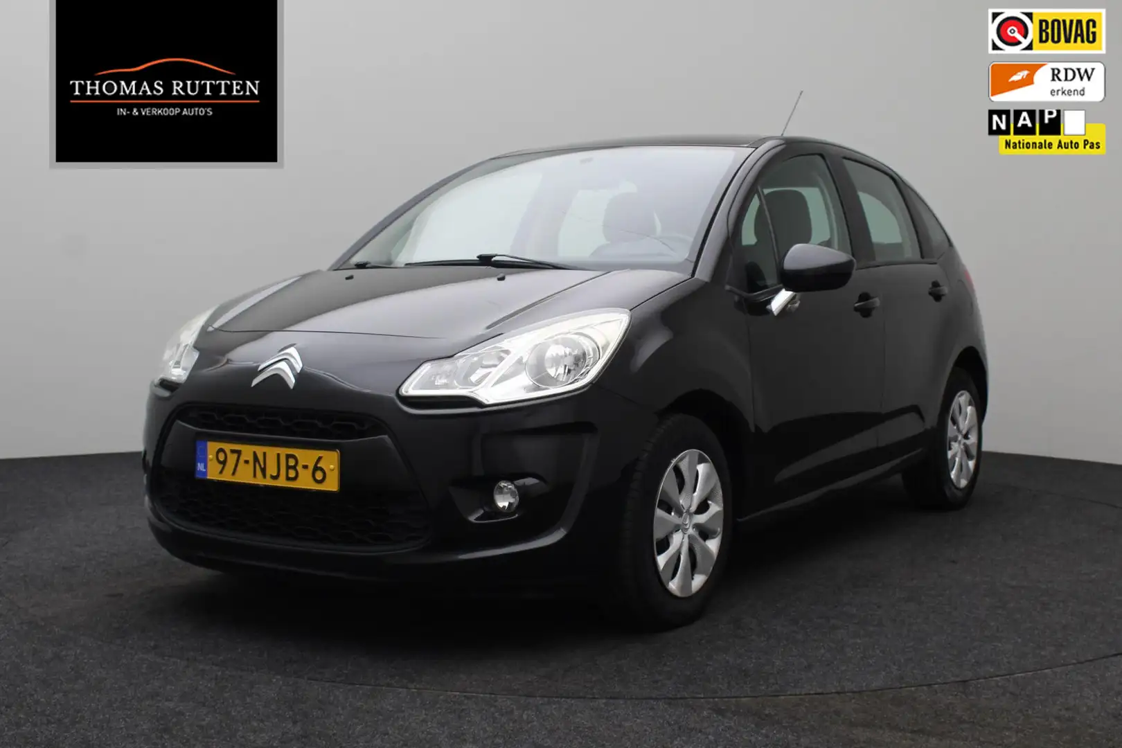 Citroen C3 1.4 Dynamique 2010 | Airco | Cruise Control | Park Zwart - 1