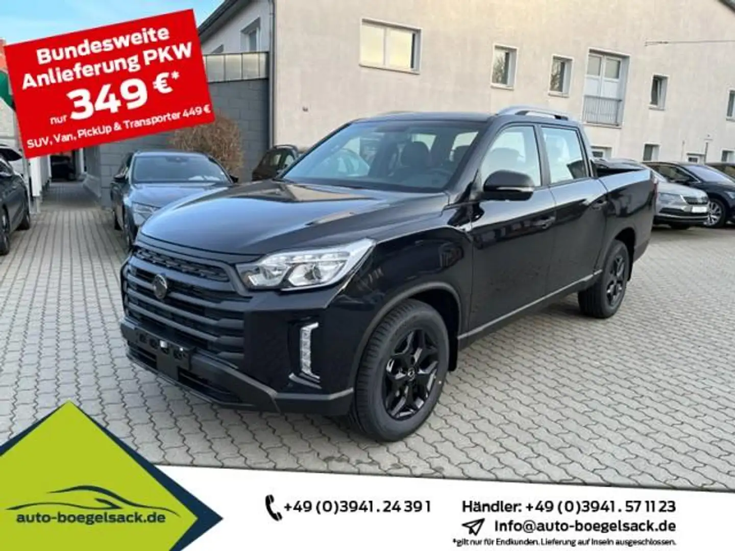 SsangYong Musso GRAND 2.2 4x4 BLACK LINE AT++AHK 3.500kg++ Fekete - 1