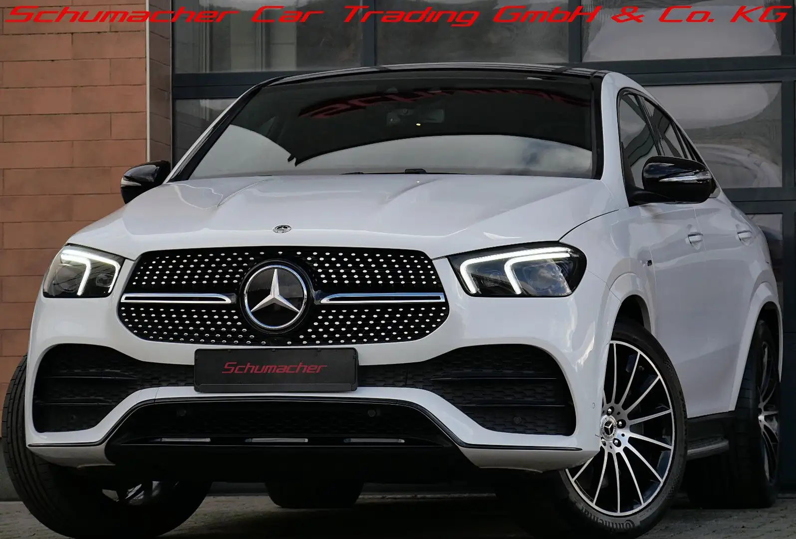 Mercedes-Benz GLE 350 de 4M.AMG,Airm.ACC,360,HUD,Belüf.Pan.Burm Weiß - 1