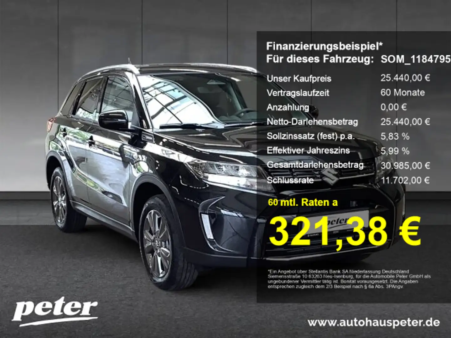 Suzuki Vitara Vitara 1.4 Comfort Allgrip Hybrid Schwarz - 1