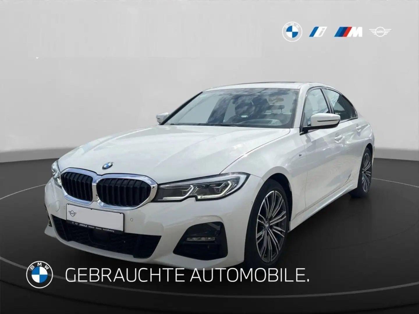 BMW 330 330d 286Ch xDrive M Sport Head-Up Alarme / 08 Blanc - 1