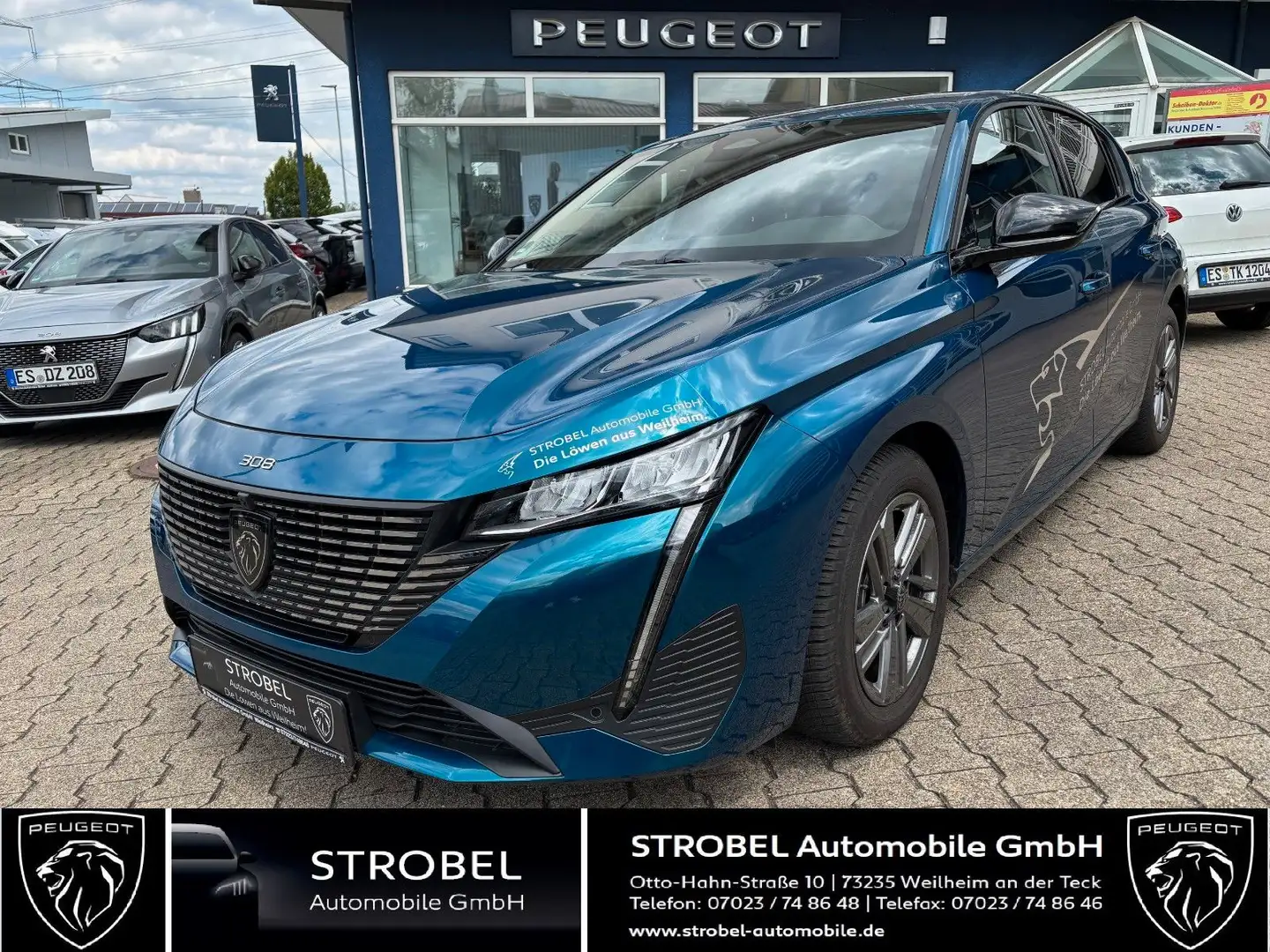 Peugeot 308 Allure Blau - 1