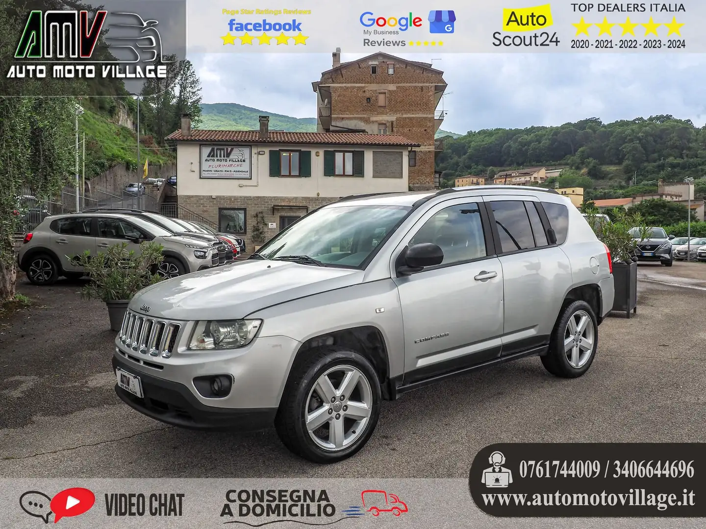 Jeep Compass 2.2 CRD Limited 163 Cv 4X4 Argento - 1