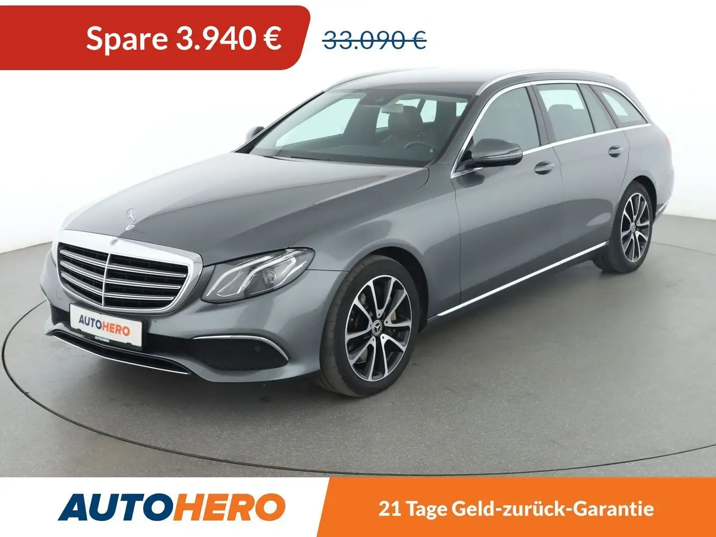 Mercedes-Benz E 400 d T 4Matic Exclusive Aut.*LED*NAVI*TEMPO*CAM*PDC* Grau - 1