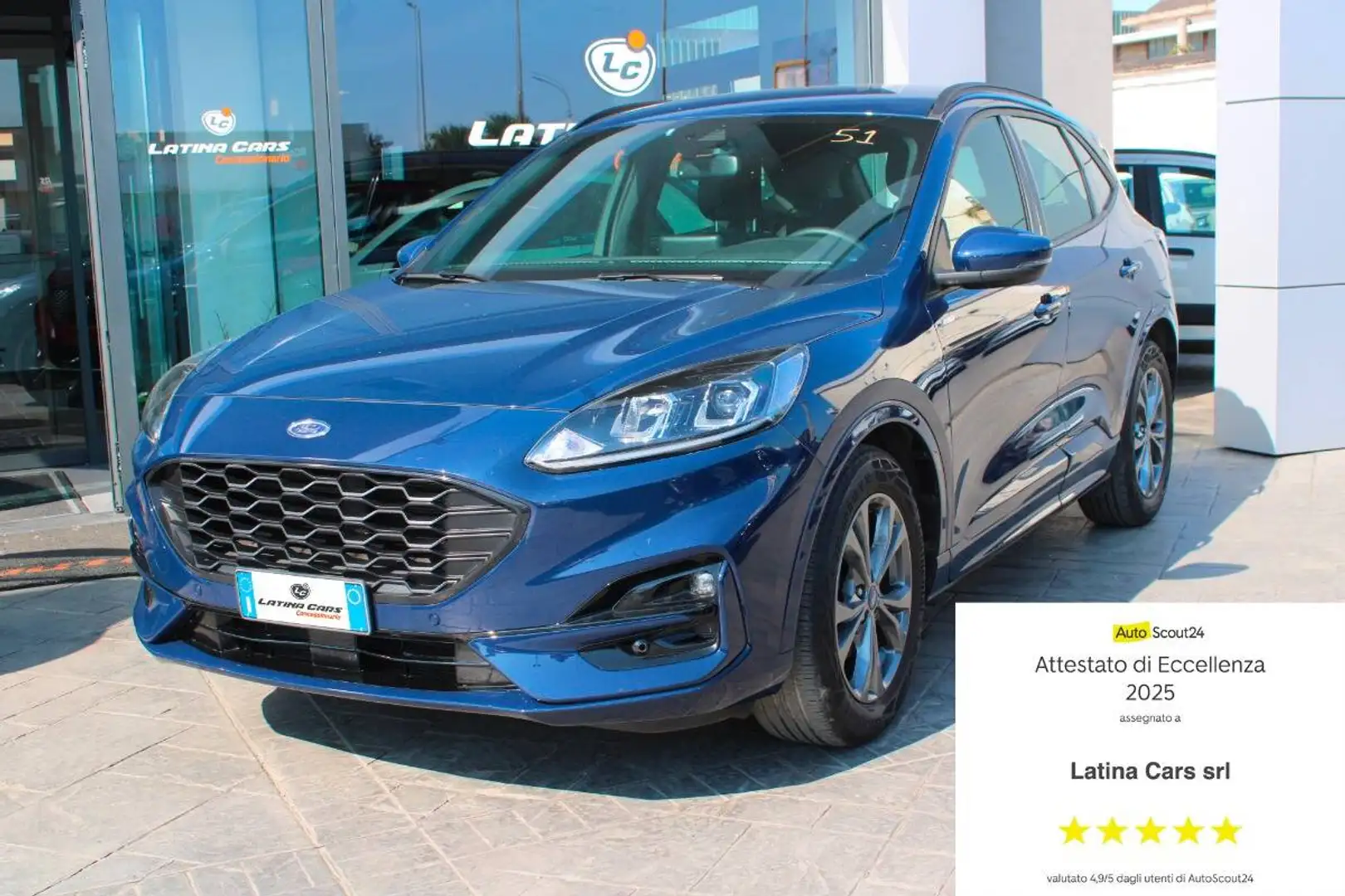 Ford Kuga 2.0 ST-Line 2wd 120cv AUTO con Navi e CarPlay Niebieski - 1
