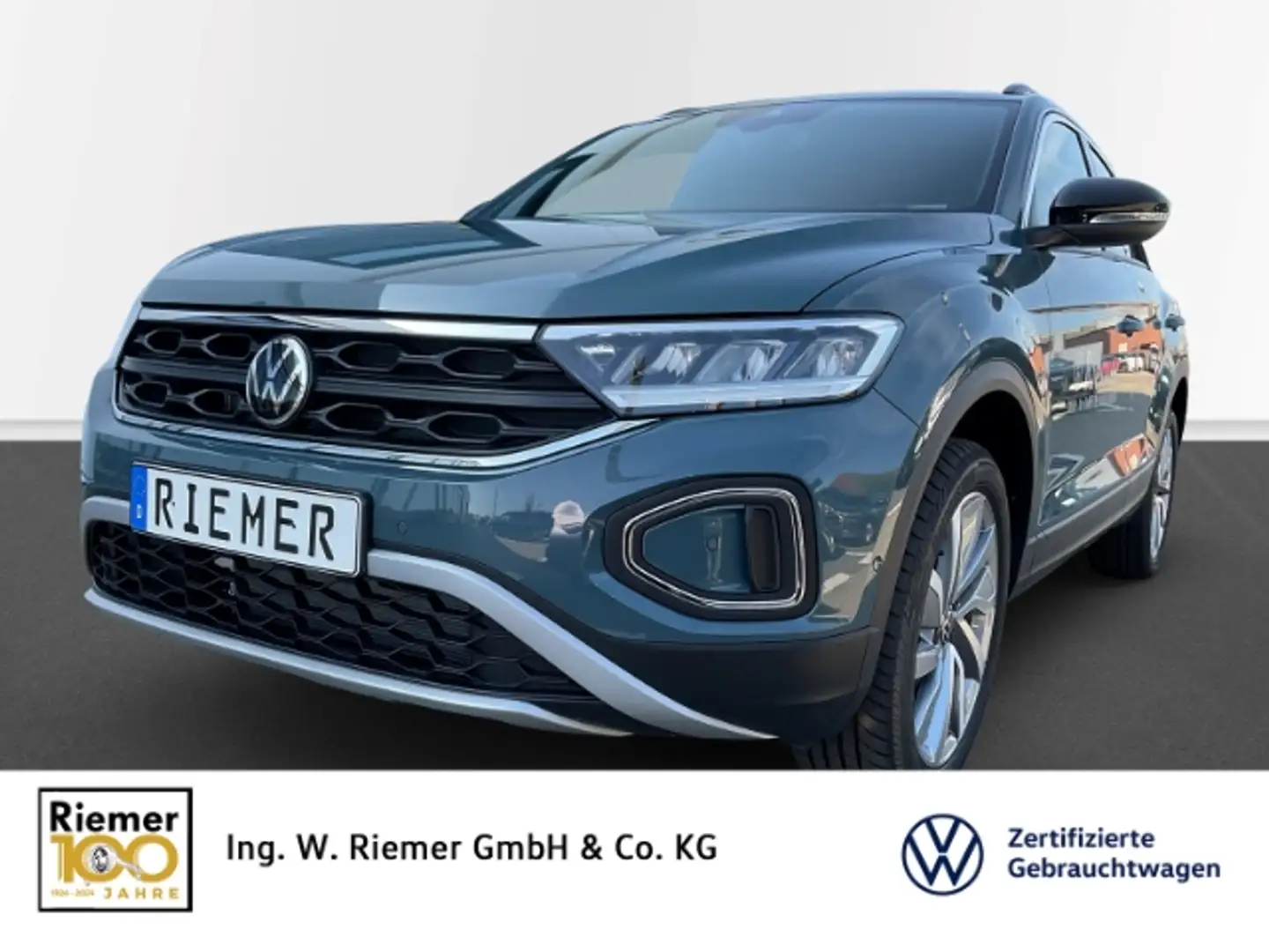 Volkswagen T-Roc 1.0 l TSI Goal ACC SHZ Navi AppConnect Blau - 1