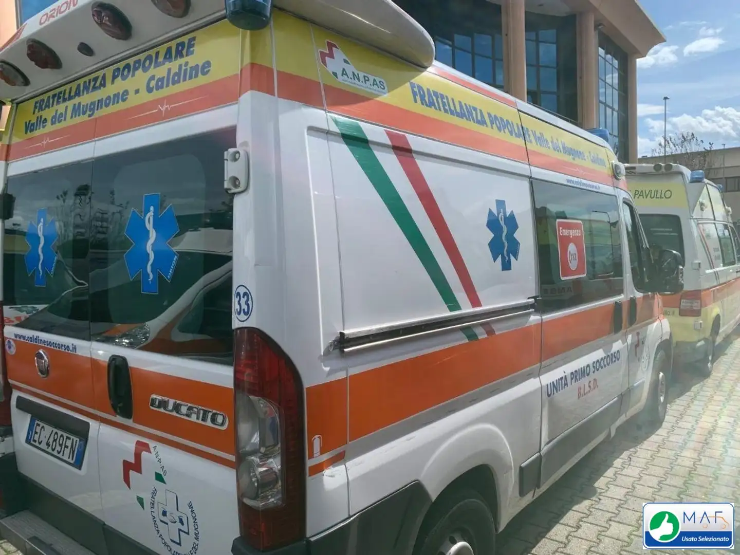Fiat FIAT DUCATO AMBULANZA (CALDIN) Blanc - 1