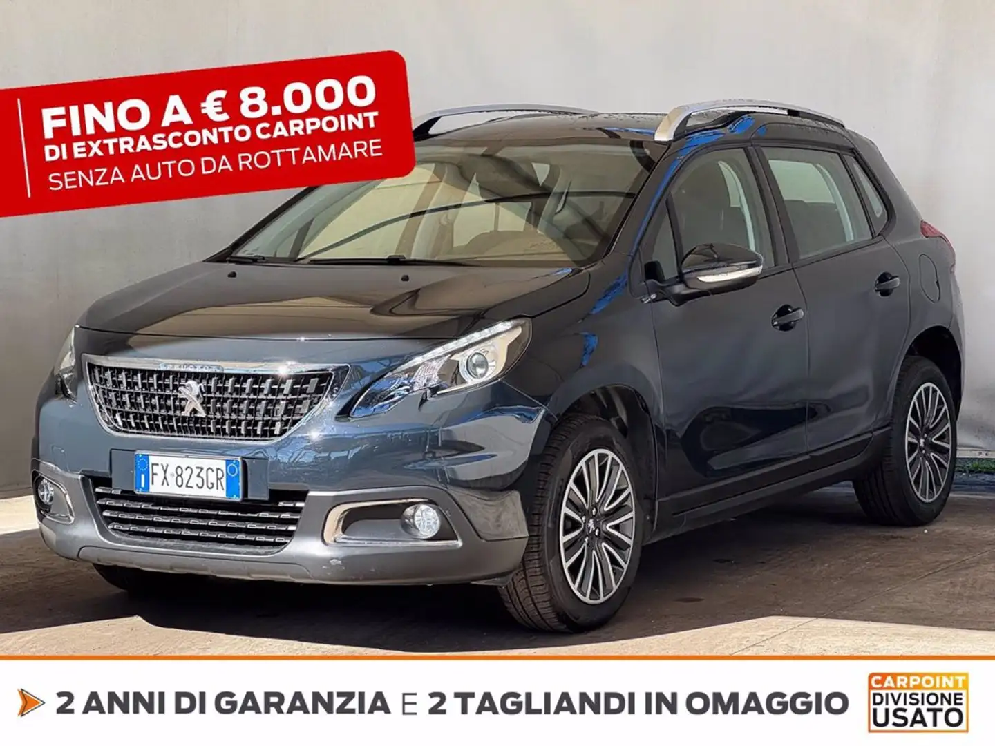Peugeot 2008 1.2 puretech t active s&s 110cv Grigio - 1