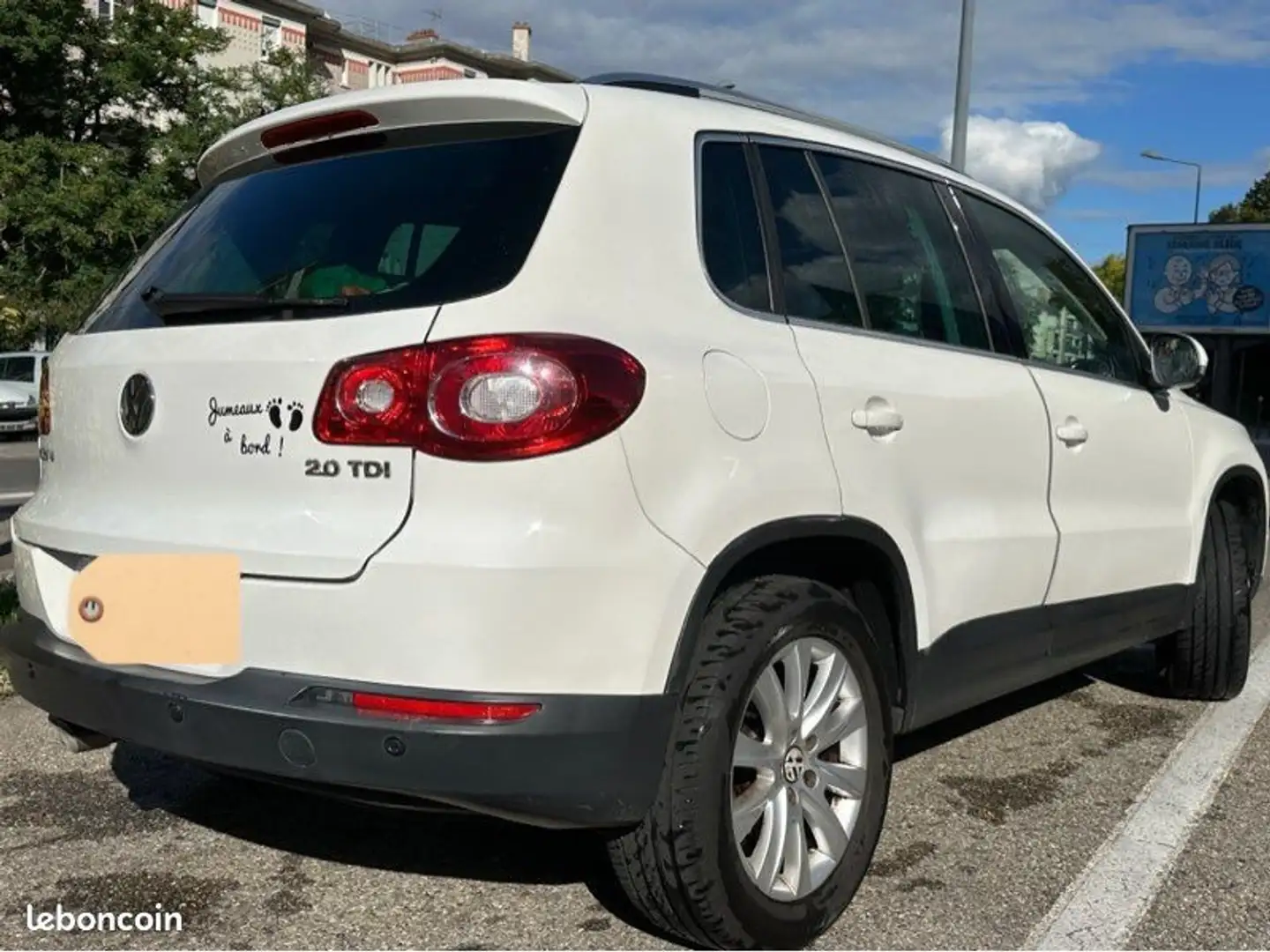 Volkswagen Tiguan Tiguan 2.0 TDI 140 FAP R-Line 4Motion Blanc - 2