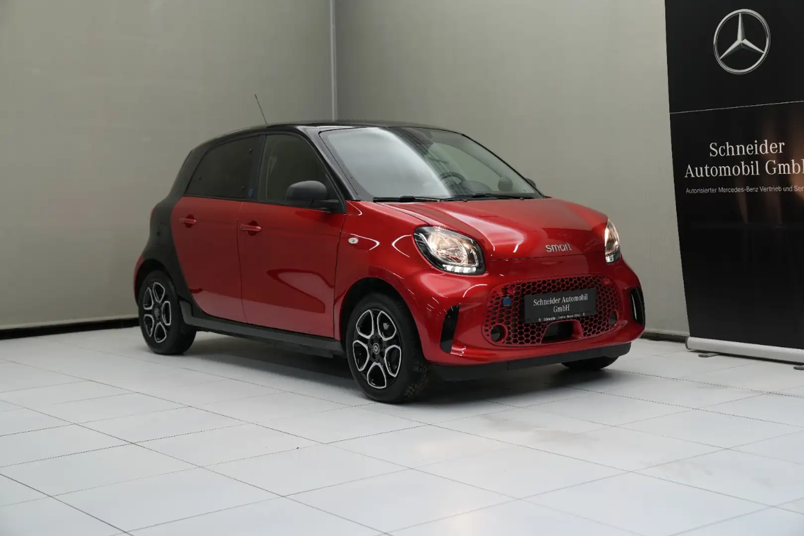 smart forFour EQ  W-Paket KlimaA PDC Rot - 1