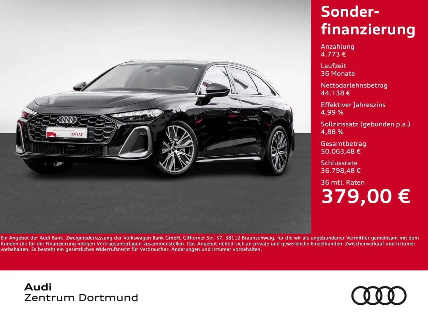 Audi A5 Avant S LINE CAM ACC LM19 E-KLAPPE NAVI Schwarz - 1