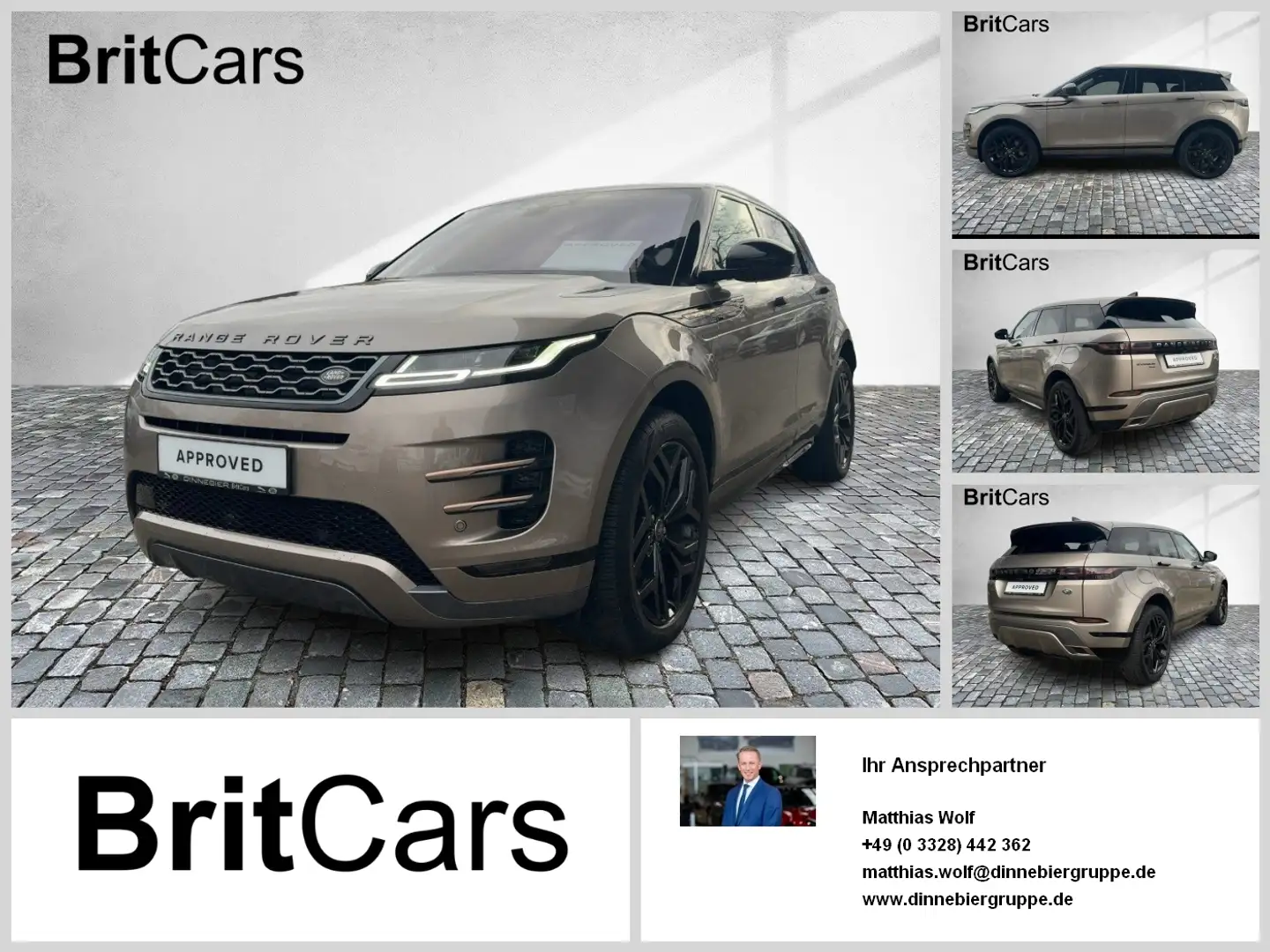 Land Rover Range Rover Evoque P300e R-Dynamic S CAM SD Sound Argent - 1
