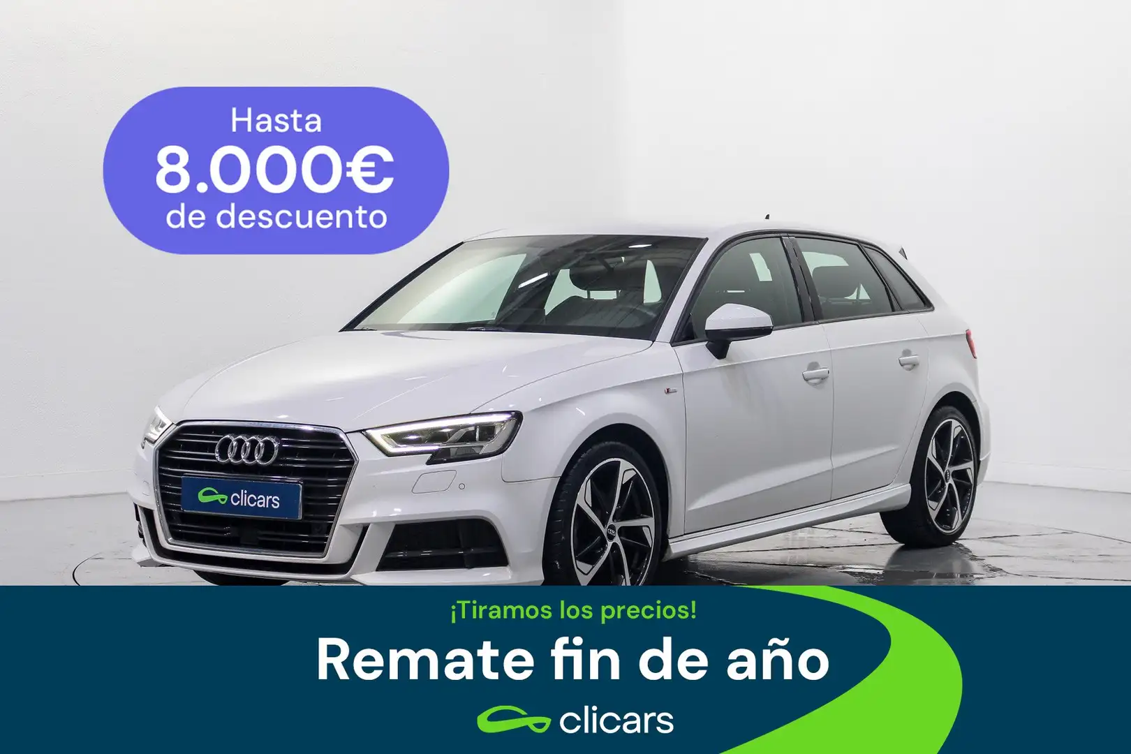 Audi A3 Sportback 30 TDI Black Line 85kW Blanco - 1