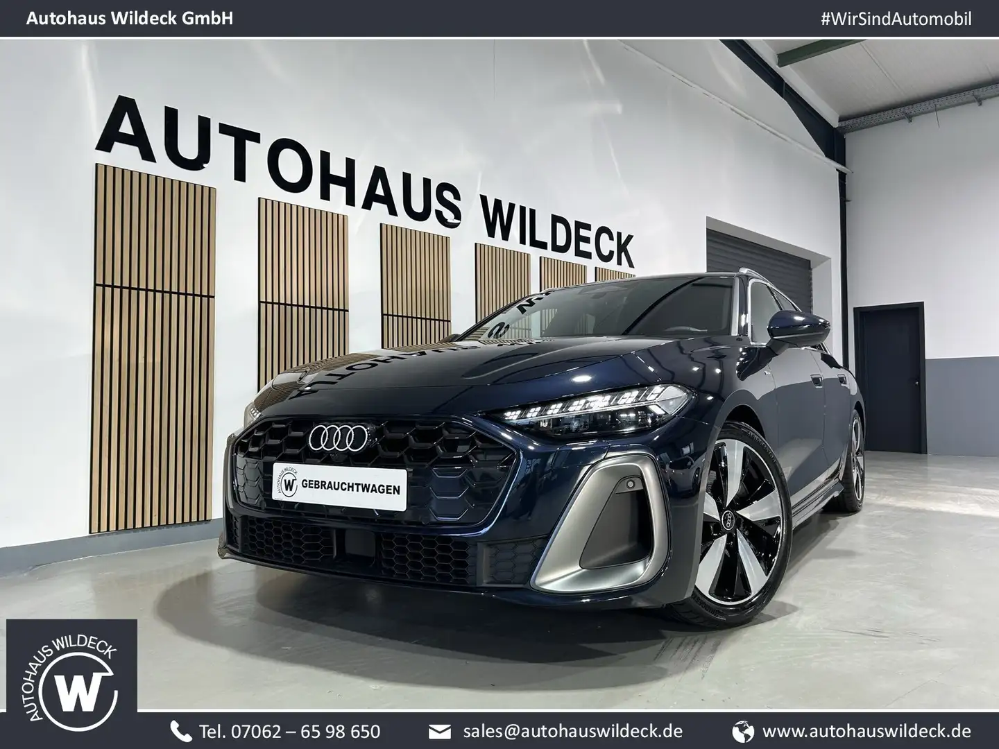 Audi A5 A5 Avant TFSI S line S tronic Navi ACC LED RFK BC Bleu - 1