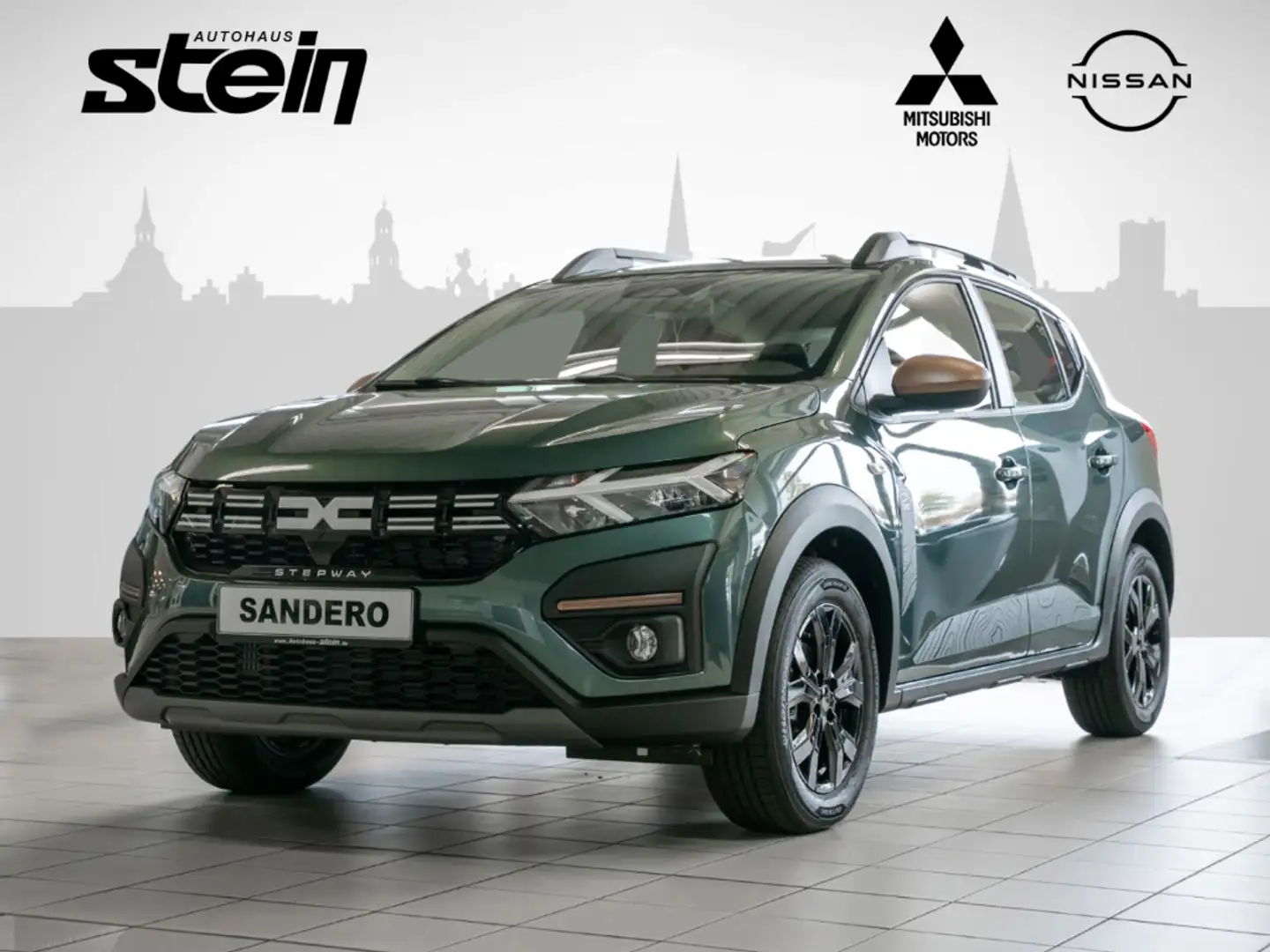 Dacia Sandero III Stepway Extreme 1.0 TCe 90 Klima Sitzheizung A Grün - 1