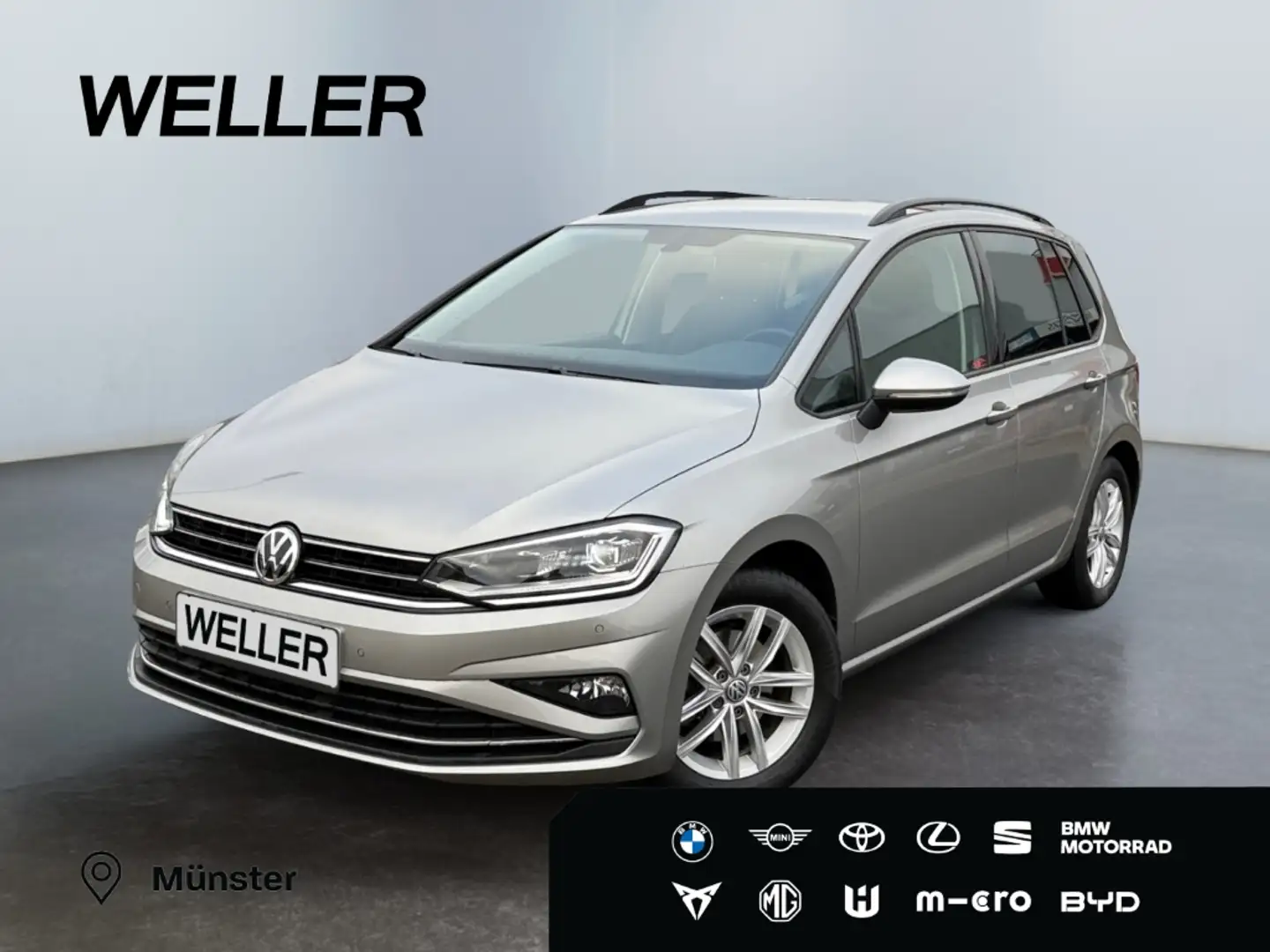 Volkswagen Golf Sportsvan 1.5 TSI DSG Comfortline *ACC*Navi* Zilver - 1