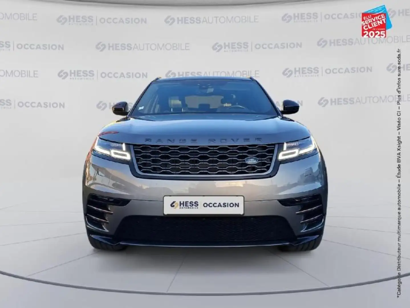 Land Rover Range Rover Velar 2.0D 240ch R-Dynamic AWD BVA TOuvrant Siege chauf Camera Argent - 2