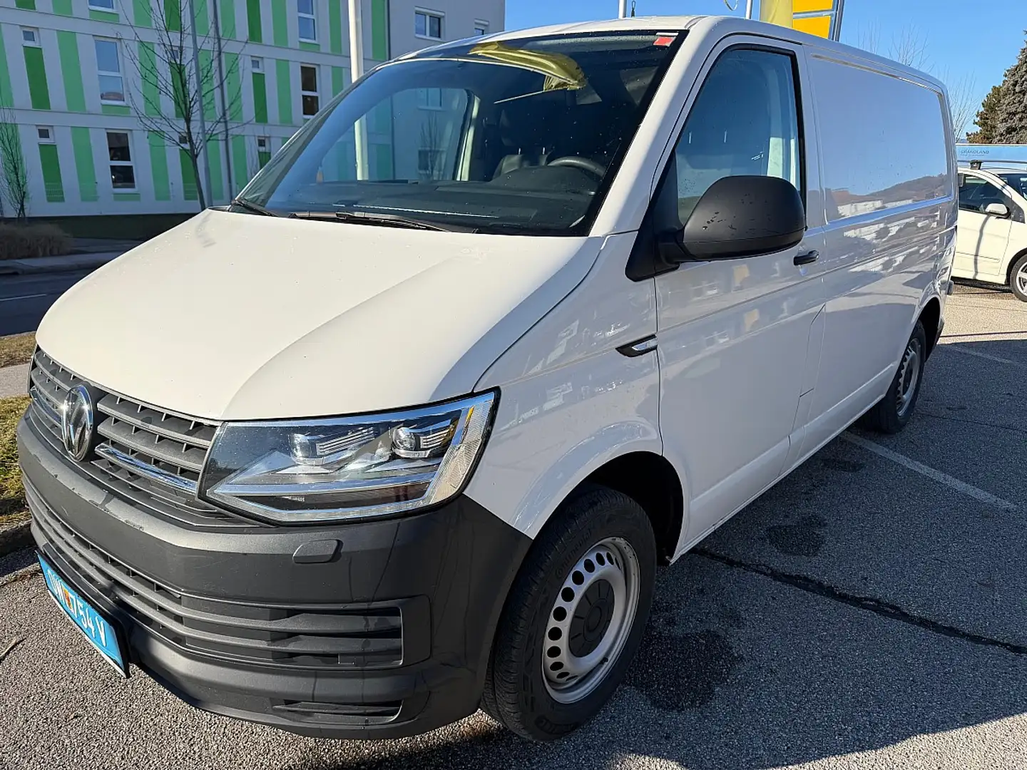 Volkswagen T6 Transporter T6 Kastenwagen KR 2,0 TDI BMT **LED/1. Besitz /... Weiß - 1