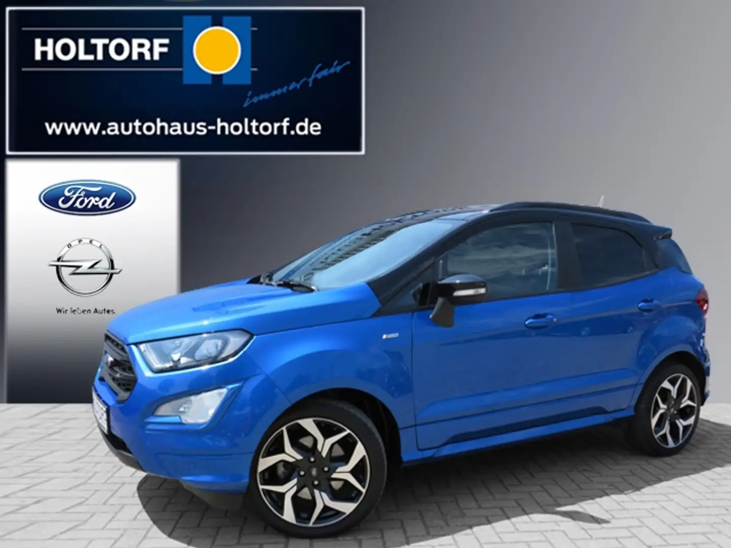 Ford EcoSport ST-Line ST-Line KLIMA LED NAVI ALU Blau - 1