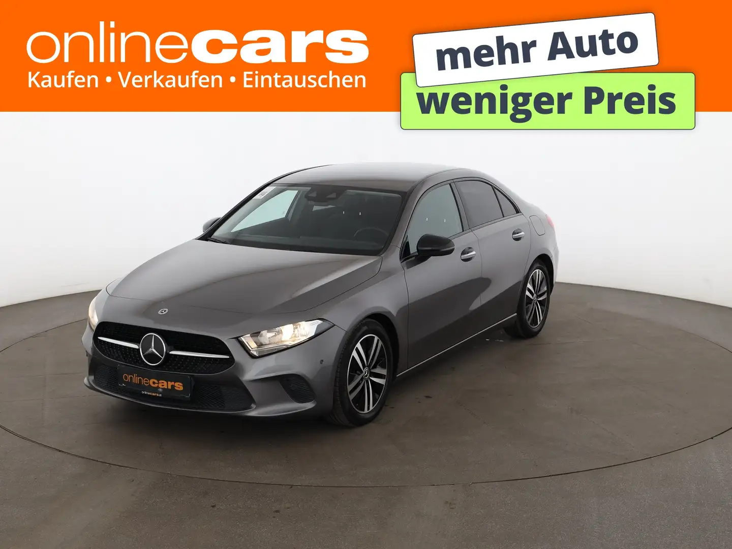 Mercedes-Benz A 180 d Progressive Aut RADAR NAVI LEDER SITZHZG Grau - 1