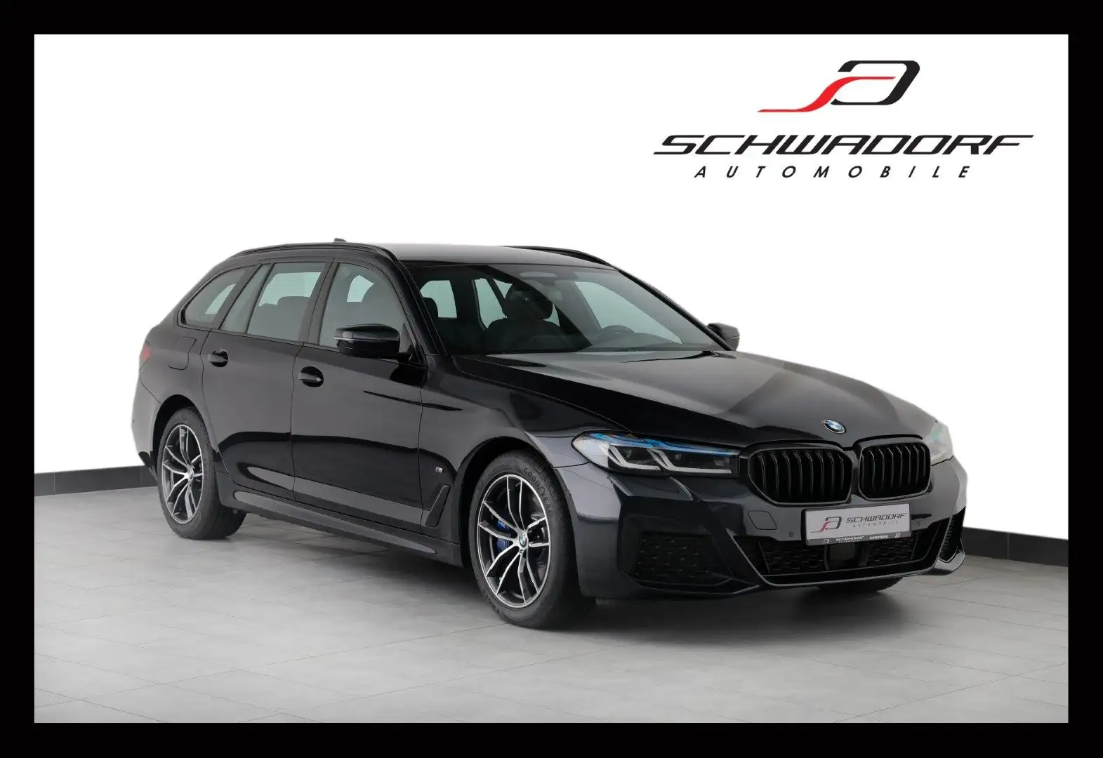 BMW 540 d xDrive Touring M Sport LASER ACC HUD AHK Schwarz - 1