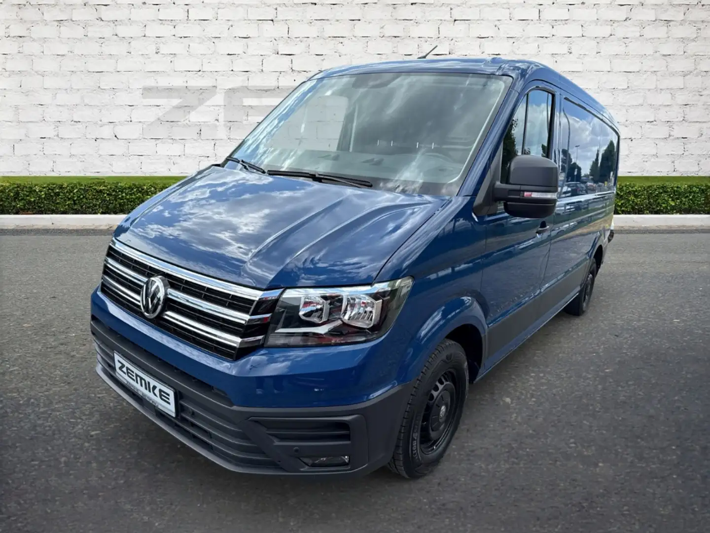 Volkswagen Crafter Kasten 35 mittellang Trendline AHK Apple C Azul - 2